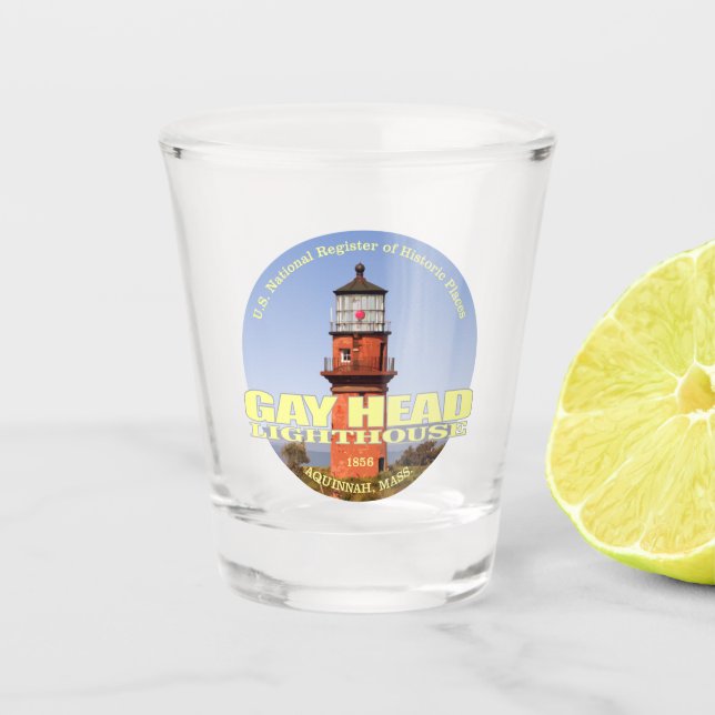 Gay Head Light Shot Glass (Front)