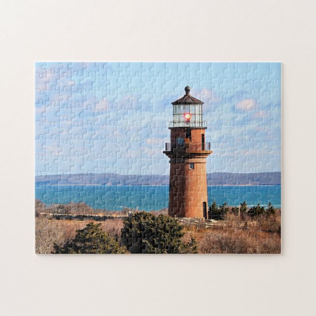 Gay Head Lighthouse, Martha's Vineyard MA Jigsaw Puzzle (Horizontal)