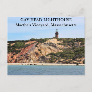 Gay Head Lighthouse, Martha's Vineyard MA Postcard