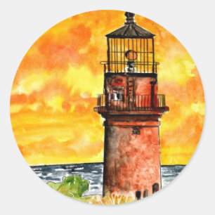 gay head lighthouse marthas vineyard Sticker