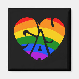 Gay Heart Magnet