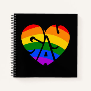 Gay Heart Notebook