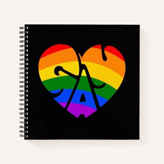 Gay Heart Notebook (Front)