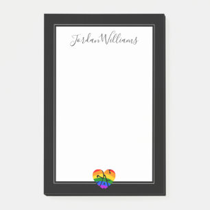 Gay Heart Post-it Notes