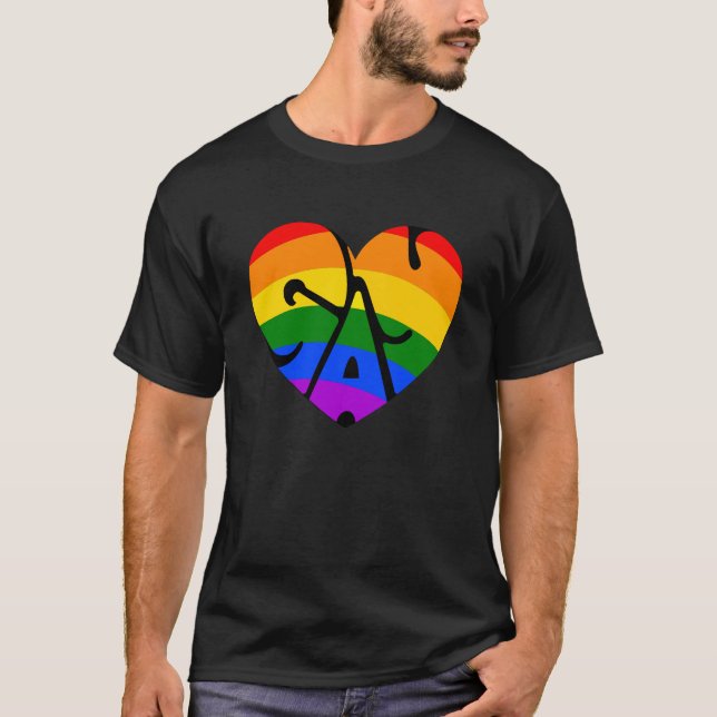 Gay Heart T-Shirt (Front)