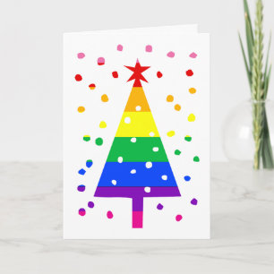 Gay Holiday Card Happy Queer Christmas LGBTQ