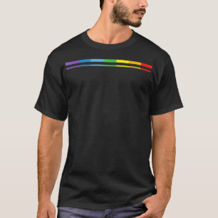 Gay Homo LGBT Day Pride Month Queer Support Simple T-Shirt