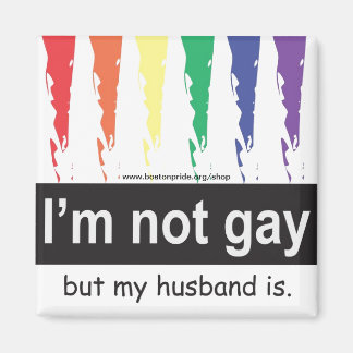 Gay Husband Magnet Square