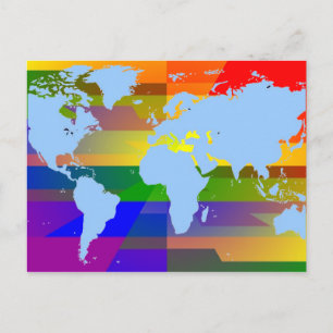 Gay I Am Earth Postcard