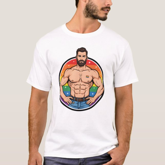 GAY ICON T-Shirt | Gay Pride Shirt for Men | LGBTQ (Front)