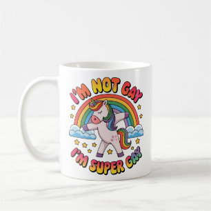 Gay Im Super Gay Sublimation-60681 Tri-Blend Shir Coffee Mug