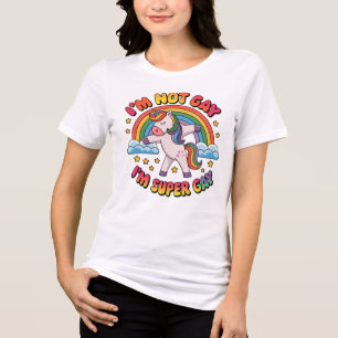 Gay Im Super Gay Sublimation-60681 Tri-Blend Shir Shirt