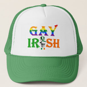 Gay Irish pride  St Patrick's day Trucker Hat