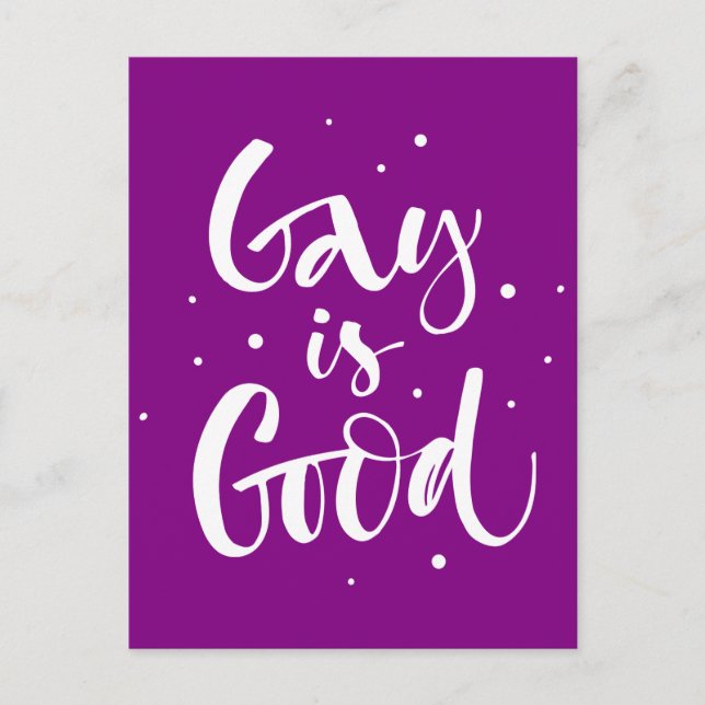 Gay is Good Postcard (Front)