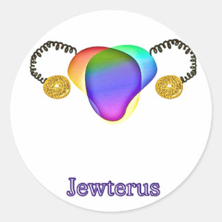 Gay Jewterus Classic Round Sticker