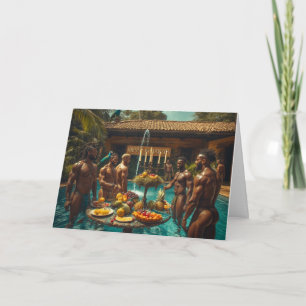 Gay Kwanzaa Personalized Card