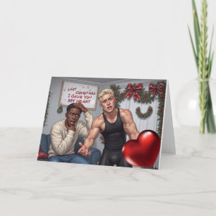 Gay "Last Christmas" Funny Christmas Card! Card