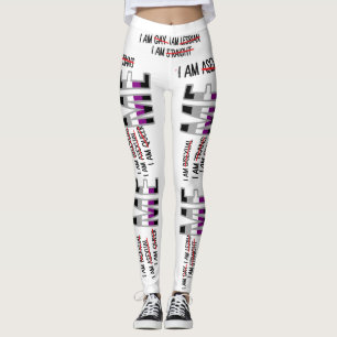 Gay,Lesbian,Bi,Trans,Queer,Asexual I AM ME Legging