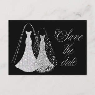 Gay Lesbian Elegant Save the Date