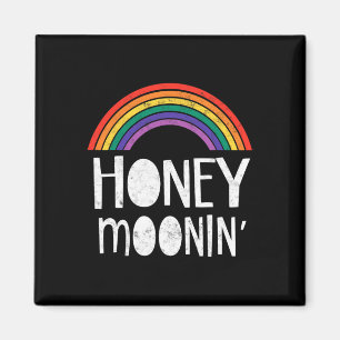 Gay Lesbian Just Married Wedding Party Tee Lgbt Ho Magnet
