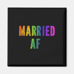 Gay Lesbian Lgbtq Couples Lgbt Wedding Party Tee M Magnet