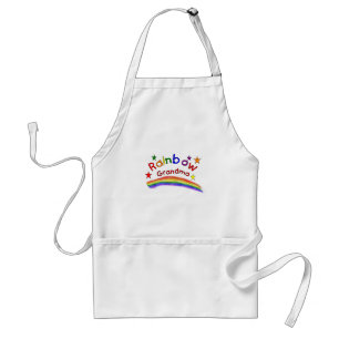 Gay Lesbian "Rainbow Grandma" Standard Apron