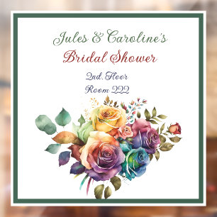 Gay/Lesbian Rainbow Roses Bridal Shower