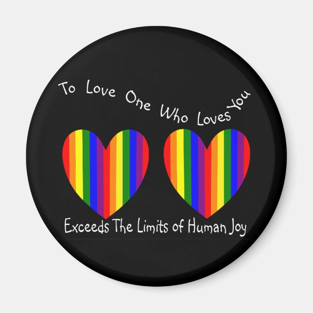 Gay/Lesbian Valentine Cards and Gifts Magnet (Front)