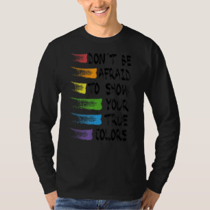 Gay LGBTQ Queer Queen Trans Bi Rainbow Gender T-Shirt