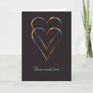 Gay love greeting card