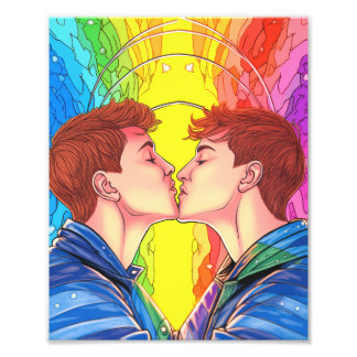 Gay Love Make Your Rainbow Photo Print