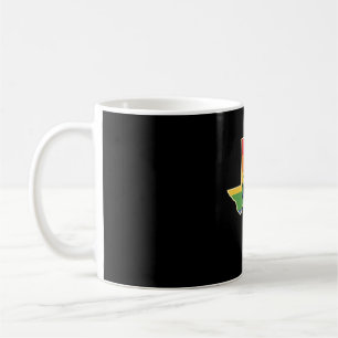 Gay Love Texas Map Design for proud LGBT+ Texans Coffee Mug