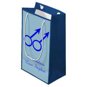 Gay Lovers Custom Gift Bag