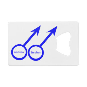 Gay Lovers Customisable Bottle Opener