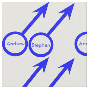 Gay Lovers Customisable Craft Fabric