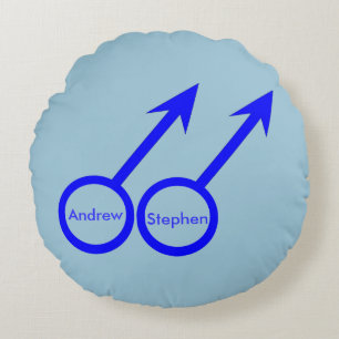 Gay Lovers Customisable Pillow