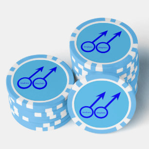Gay Lovers Customisable Poker Chips