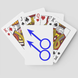 Gay Lovers Playing Cards