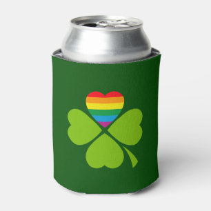 Gay Lucky Clover Can Cooler