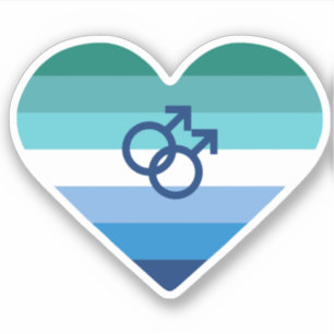 Gay Male Azure MLM Heart
