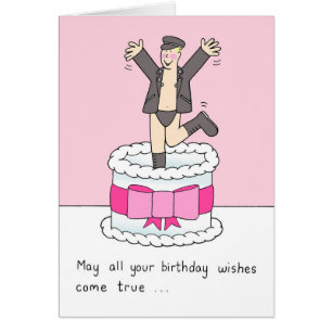 Gay Male Birthday Cartoon Humour