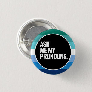 Gay Male Pride 3 Cm Round Badge