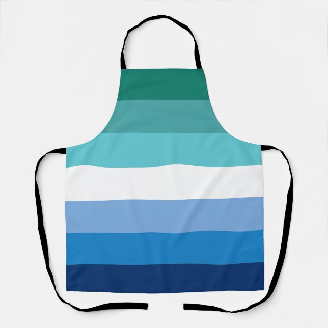 Gay Male Pride Flag Apron (Front)