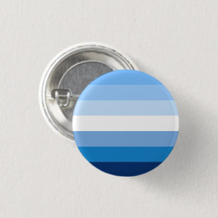 Gay Male Pride Flag (Blue) 3 Cm Round Badge