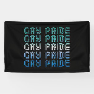 Gay Male Retro Pride Banner