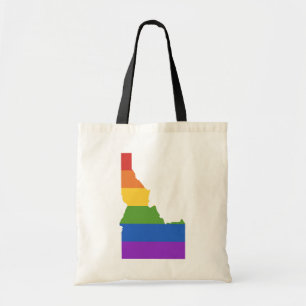 Gay Map of USA   State of Idaho Tote Bag