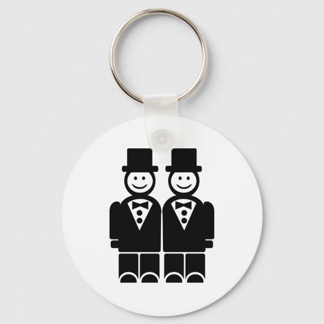 Gay Marriage Key Ring (Front)