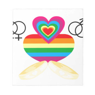 gay marriage notepad