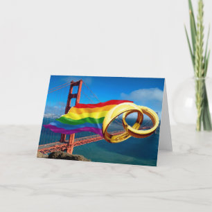 Gay Marriage San Francisco Card