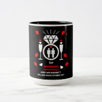 Gay Men 1sth Wedding Anniversary Banner
